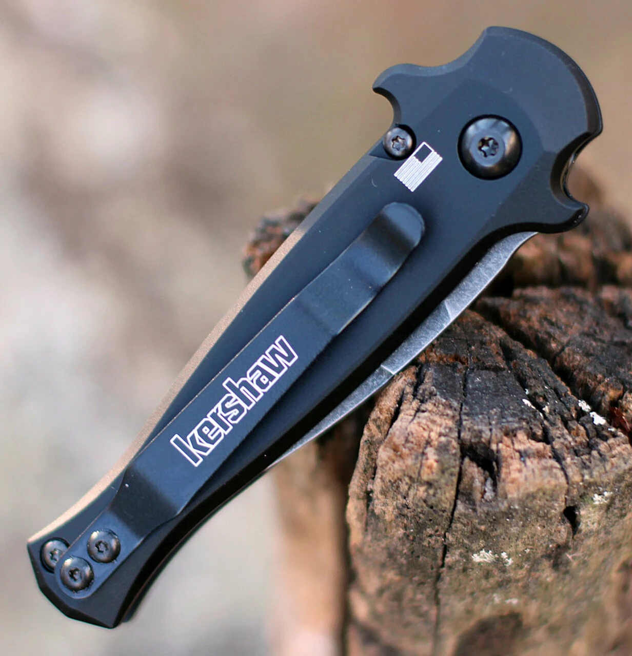 Best Pirce 👏 Kershaw Knives Kershaw 7130 Launch 12CA Mini Stiletto, 1.9 " CPM154 Black Stonewashed Plain Blade, Black Aluminum w/ Carbon Fiber Insert Handle 💯 4 Best Pirce 👏 Kershaw Knives Kershaw 7130 Launch 12CA Mini Stiletto, 1.9 " CPM154 Black Stonewashed Plain Blade, Black Aluminum w/ Carbon Fiber Insert Handle 💯 - Image 4