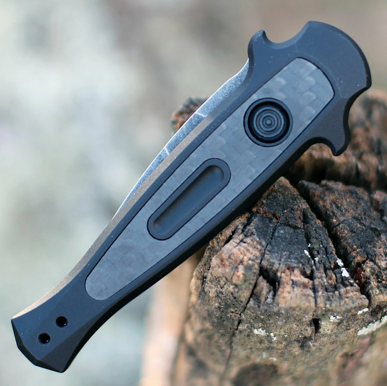 Best Pirce 👏 Kershaw Knives Kershaw 7130 Launch 12CA Mini Stiletto, 1.9 " CPM154 Black Stonewashed Plain Blade, Black Aluminum w/ Carbon Fiber Insert Handle 💯 3 Best Pirce 👏 Kershaw Knives Kershaw 7130 Launch 12CA Mini Stiletto, 1.9 " CPM154 Black Stonewashed Plain Blade, Black Aluminum w/ Carbon Fiber Insert Handle 💯 - Image 3