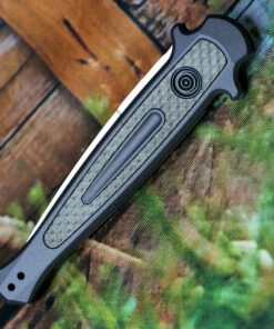 Discount 👍 Kershaw Knives Kershaw 7150 Launch 8, 3.5" CPM 154 Plain Blade, Gray Aluminum/Carbon Fiber Insert Handle 🛒 -Automatic Knives shop 7150.3 28981.1566586171