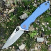 Discount 🔔 We Knife Co. We Knife 715D Ignition, 3.4" VG-10 Plain Blade, Blue G-10 Handle 👍