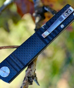 Deals ✨ Real Steel Ippon Linerlock RS7242, 3.7" Bohler Steel Plain Blade, Carbon Fiber Handle ✨ -Automatic Knives shop 7242.4 57728.1566586116