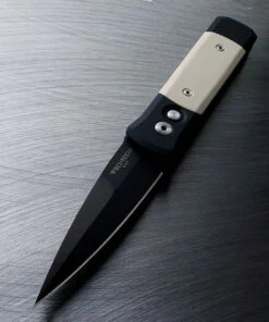 Deals 🧨 Pro-Tech Godson Tuxedo Automatic - Ivory Micarta (3.15" Blk) 752 ⭐