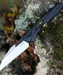 Top 10 🎉 Kershaw Knives Kershaw 7650 Launch 13, 3.5" CPM154 Black DLC/Satin Wharncliffe Blade, Aluminum Handle ✨