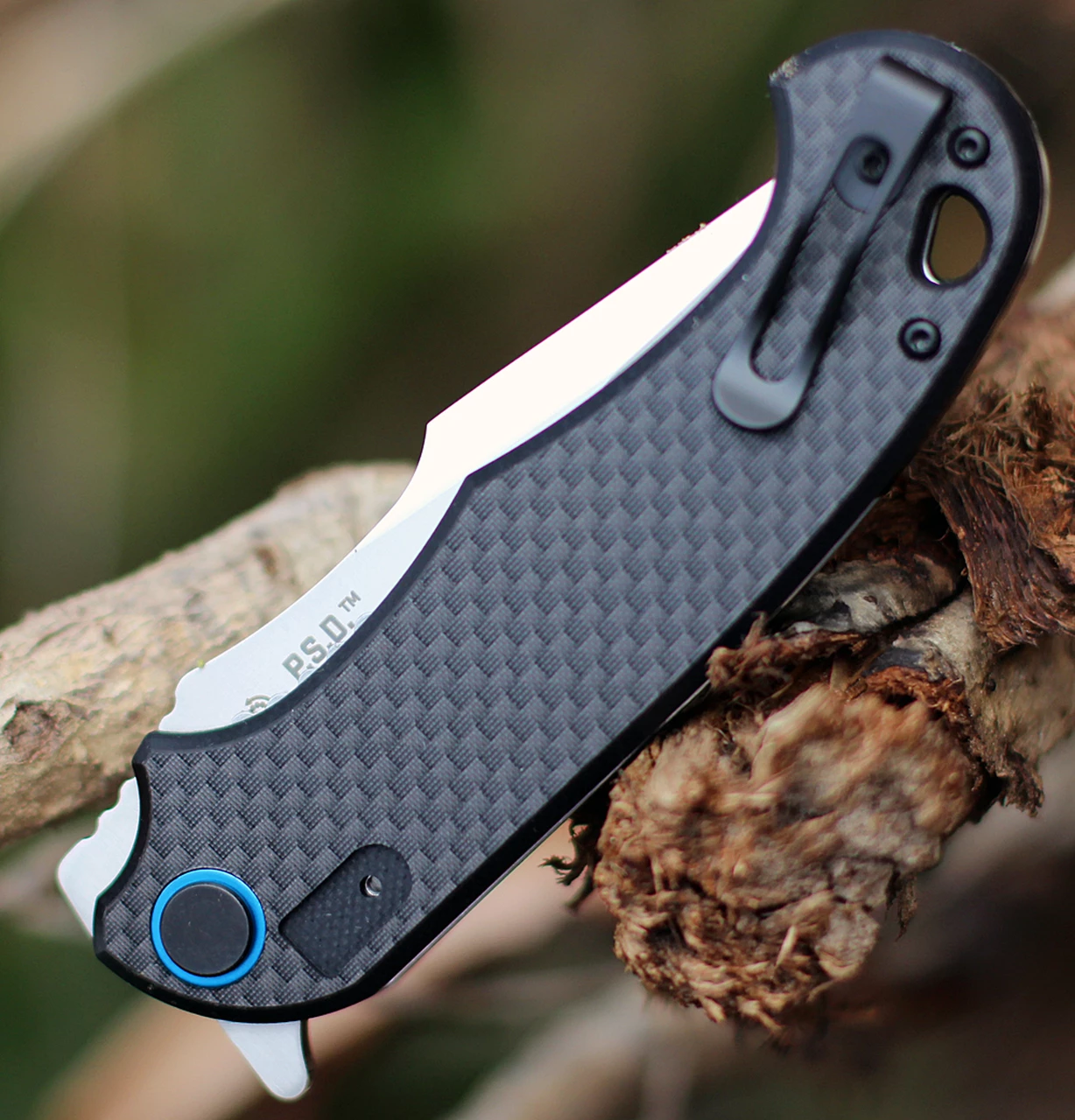 Best Sale 💯 CRKT 7920 P.S.D. Assisted Opening, 3.63" 1.4116 Steel Satin Plain Blade, Black G10 w/ Carbon Fiber Overlay Handle 💯 4 Best Sale 💯 CRKT 7920 P.S.D. Assisted Opening, 3.63" 1.4116 Steel Satin Plain Blade, Black G10 w/ Carbon Fiber Overlay Handle 💯 - Image 4