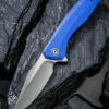 Wholesale 🔔 CIVIVI Knives CIVIVI Baklash C801F, 3.5” 9Cr18MoV Satin Drop Point Plain Blade, Blue G-10 Handles 🎁