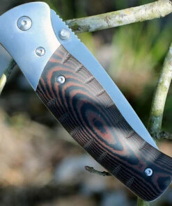 New 👏 Buck Knives Buck 836BRS Folding Selkirk, 3.9" 420HC Plain Blade, Brown/Black Micarta Handle 🎁 -Automatic Knives shop 836brs.2 47037.1566585925