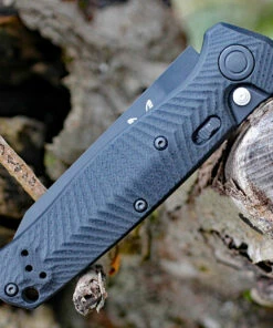 Buy ✨ Benchmade Knives Benchmade 8551BK Mediator, 3.30" CPM-S90V Tanto Black Plain Blade, Black G-10 Handle 🌟 -Automatic Knives shop 8551BK.1 89144.1580401525