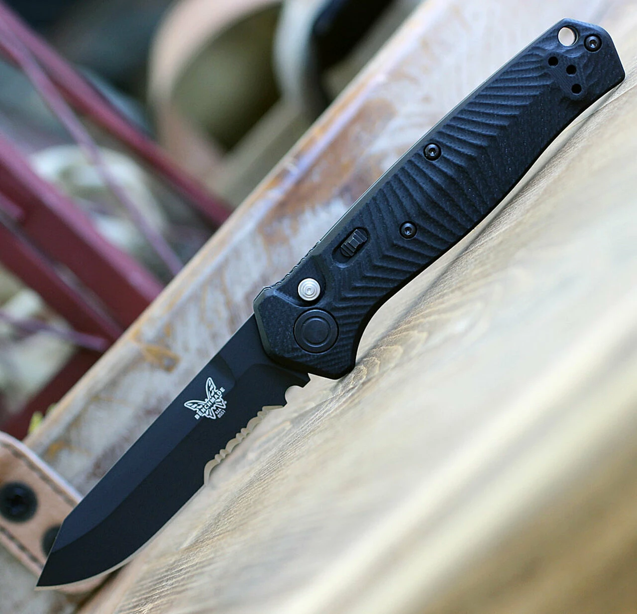 Deals 🎉 Benchmade Knives Benchmade 8551SBK Mediator, 3.30" CPM-S90V Tanto Black Part Serrated Blade, Black G-10 Handle 👏 1 Deals 🎉 Benchmade Knives Benchmade 8551SBK Mediator, 3.30" CPM-S90V Tanto Black Part Serrated Blade, Black G-10 Handle 👏