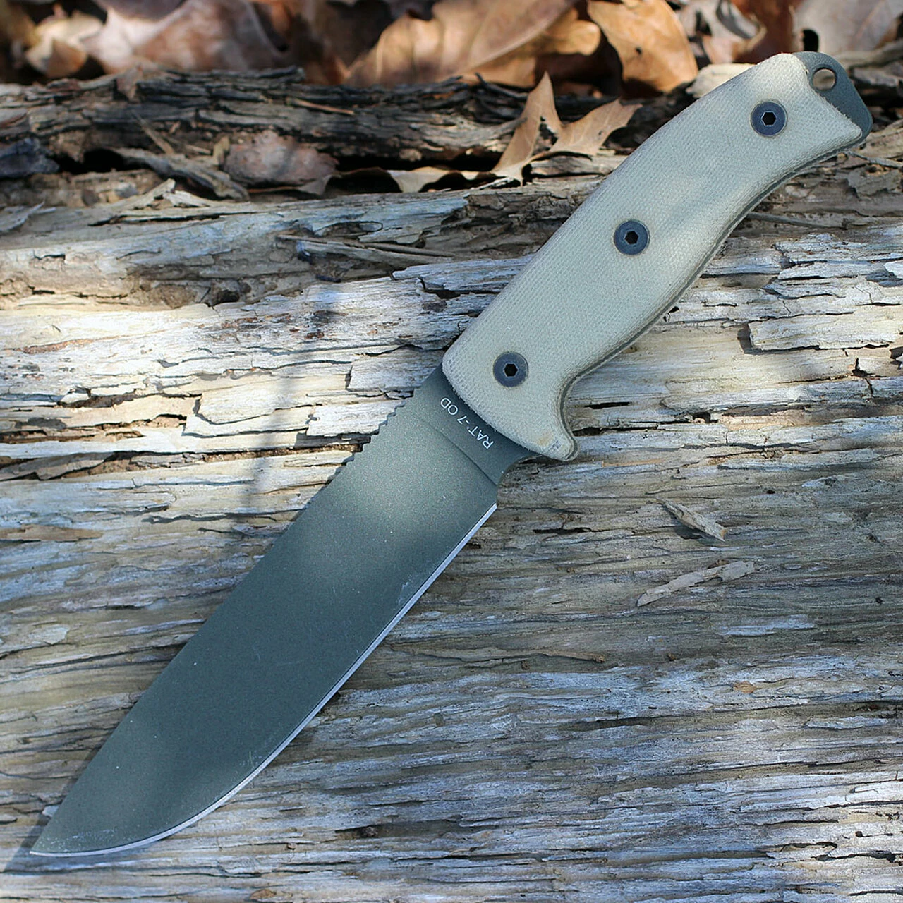 Top 10 ✨ Ontario 8692 Rat-7 OD Green, 7.2" 1095 Plain Blade, Tan Micarta Handle 🧨 1 Top 10 ✨ Ontario 8692 Rat-7 OD Green, 7.2" 1095 Plain Blade, Tan Micarta Handle 🧨