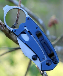 Buy 👏 Kershaw Knives Kershaw 8710 Antic, 1.75" 8Cr13MoV Plain Blade, Blue Aluminum Handle 💯 -Automatic Knives shop 8710.2 81360.1566586181