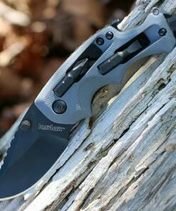 Top 10 ❤️ Kershaw Knives Kershaw 8720 Shuffle DIY, 3.25" 8Cr13MoV Plain Blade, Grey GFN Handle 🌟