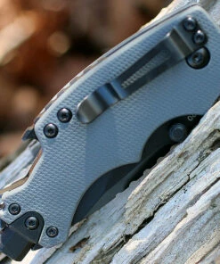 Top 10 ❤️ Kershaw Knives Kershaw 8720 Shuffle DIY, 3.25" 8Cr13MoV Plain Blade, Grey GFN Handle 🌟 -Automatic Knives shop 8720.3 81509.1566585921