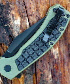 Promo 🌟 Kershaw Knives Kershaw 8760 Faultline, 3.00" 8Cr13MoV Black Plain Blade, GFN Handle 😍 -Automatic Knives shop 8760.4 37181.1566586039