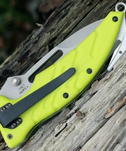 Best deal 👍 Ontario 8763 XR-1 Extreme Rescue, 3.375" N690Co Combo Blade, Safety Green Zytel Handle 😍 -Automatic Knives shop 8763.5 59500.1566587382