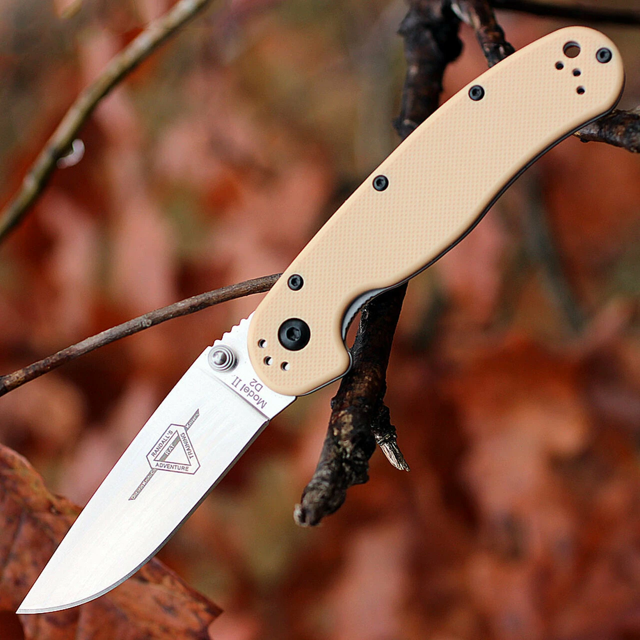 Budget ✔️ Ontario 8828DT Rat II Folder, 3" D2 Plain Blade, Desert Tan Nylon Handle 💯 1 Budget ✔️ Ontario 8828DT Rat II Folder, 3" D2 Plain Blade, Desert Tan Nylon Handle 💯
