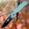 Flash Sale ✨ Ontario 8830OD Rat II Folder, 3" D2 Plain Black Blade, Olive Drab Nylon Handle ✔️