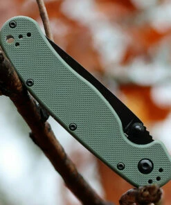 Flash Sale ✨ Ontario 8830OD Rat II Folder, 3" D2 Plain Black Blade, Olive Drab Nylon Handle ✔️ -Automatic Knives shop 8830od.2 21215.1566585886