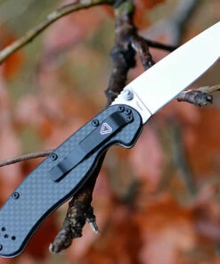 Discount 💯 Ontario 8836 Rat II Folder, 3" AUS-8 Plain Blade, Carbon Fiber Handle 🧨 -Automatic Knives shop 8836 back 12122.1566585895