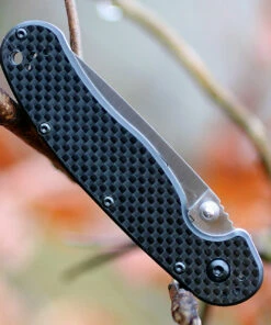 Discount 💯 Ontario 8836 Rat II Folder, 3" AUS-8 Plain Blade, Carbon Fiber Handle 🧨 -Automatic Knives shop 8836.1 64662.1566585896