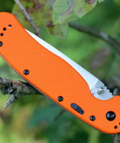 Cheapest 🛒 Ontario RAT Model 1A A/O Folder, 3.5 in. AUS8 Blade Steel, Orange G-10 Handle, (SPECIAL) WHILE SUPPLIES LAST 👍 -Automatic Knives shop 8870or.3 49004.1566587410