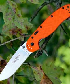 Cheapest 🛒 Ontario RAT Model 1A A/O Folder, 3.5 in. AUS8 Blade Steel, Orange G-10 Handle, (SPECIAL) WHILE SUPPLIES LAST 👍