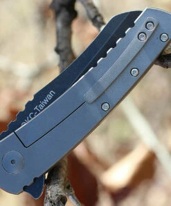 Flash Sale 👏 Ontario 8875 Carter Prime, 3.4" D2 Plain Blade, Titanium Handle 💯 -Automatic Knives shop 8875.1 48972.1566585996