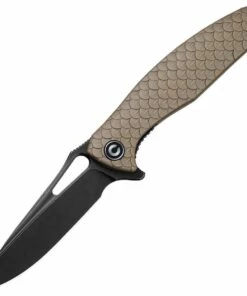 Cheapest 🎁 CIVIVI Knives CIVIVI Wyvern C902F, 3.45" D2 Black Stonewashed Drop Point Blade, Tan Textured FRN Handles ⭐