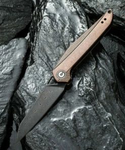Deals 🎁 CIVIVI Knives CIVIVI McKenna C905DS-3, 2.9" Damascus Blackwashed Sheepsfoot Blade, Copper Handles ⌛