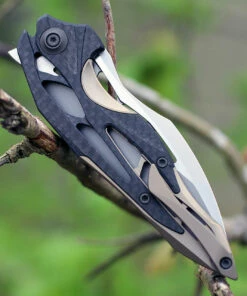 Cheapest 🧨 We Knife Co. WE Knife 906CFA Arrakis, 3.45" M390 Plain Wharncliffe Blade, Gold/Grey Titanium/Carbon Fiber Handle 🤩 -Automatic Knives shop 906cfa.2 13559.1566586268