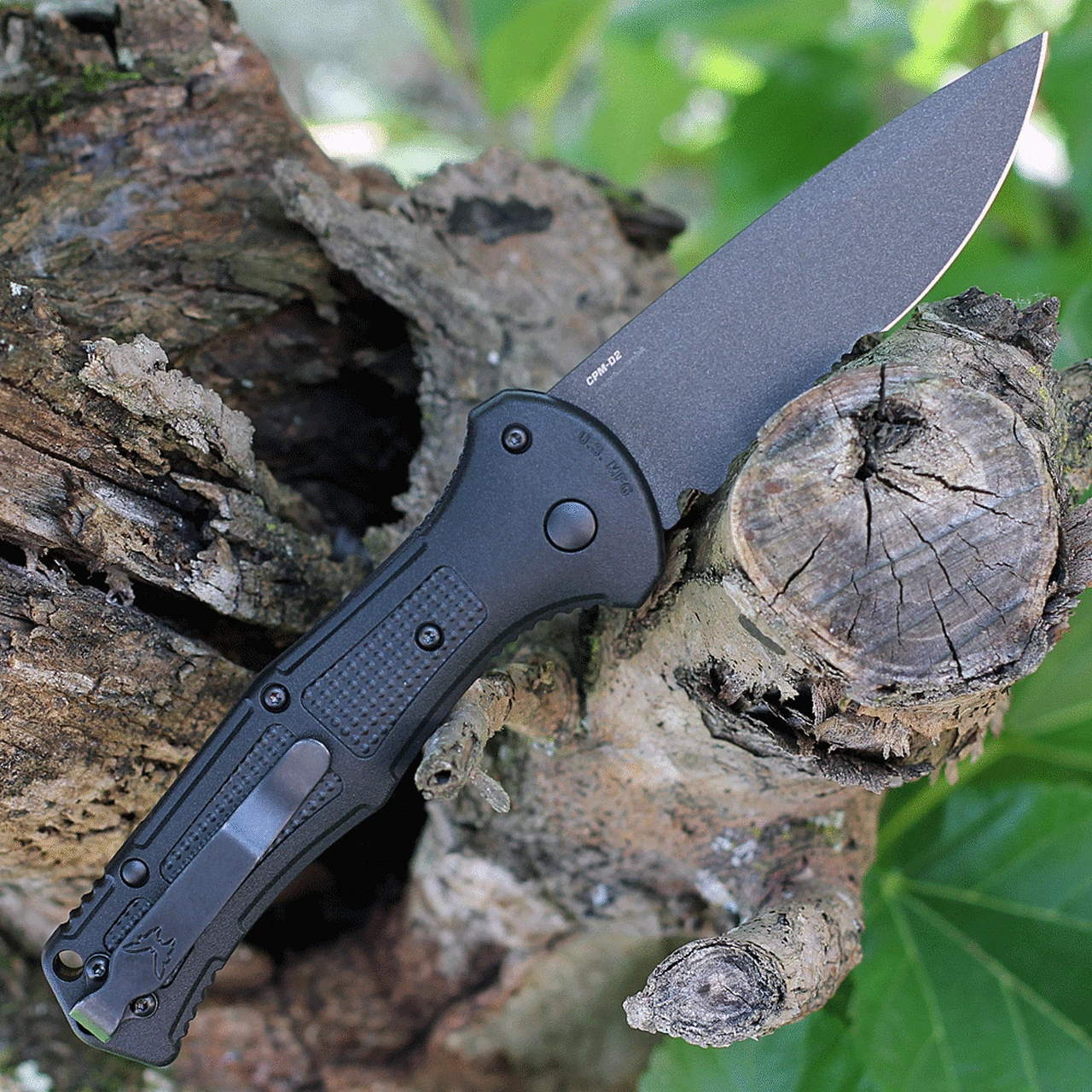 Best reviews of 😀 Benchmade Knives Benchmade Claymore 9070SBK, 3.64" Black D2 Steel Partially Serrated Blade, Black Grivory w/SS liner Handle, ✨ 2 Best reviews of 😀 Benchmade Knives Benchmade Claymore 9070SBK, 3.64" Black D2 Steel Partially Serrated Blade, Black Grivory w/SS liner Handle, ✨ - Image 2