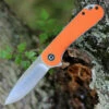 Outlet 🤩 CIVIVI Knives CIVIVI Elementum C907R, 2.96" D2 Satin Drop Point Blade, Orange G-10 Handles 🎉