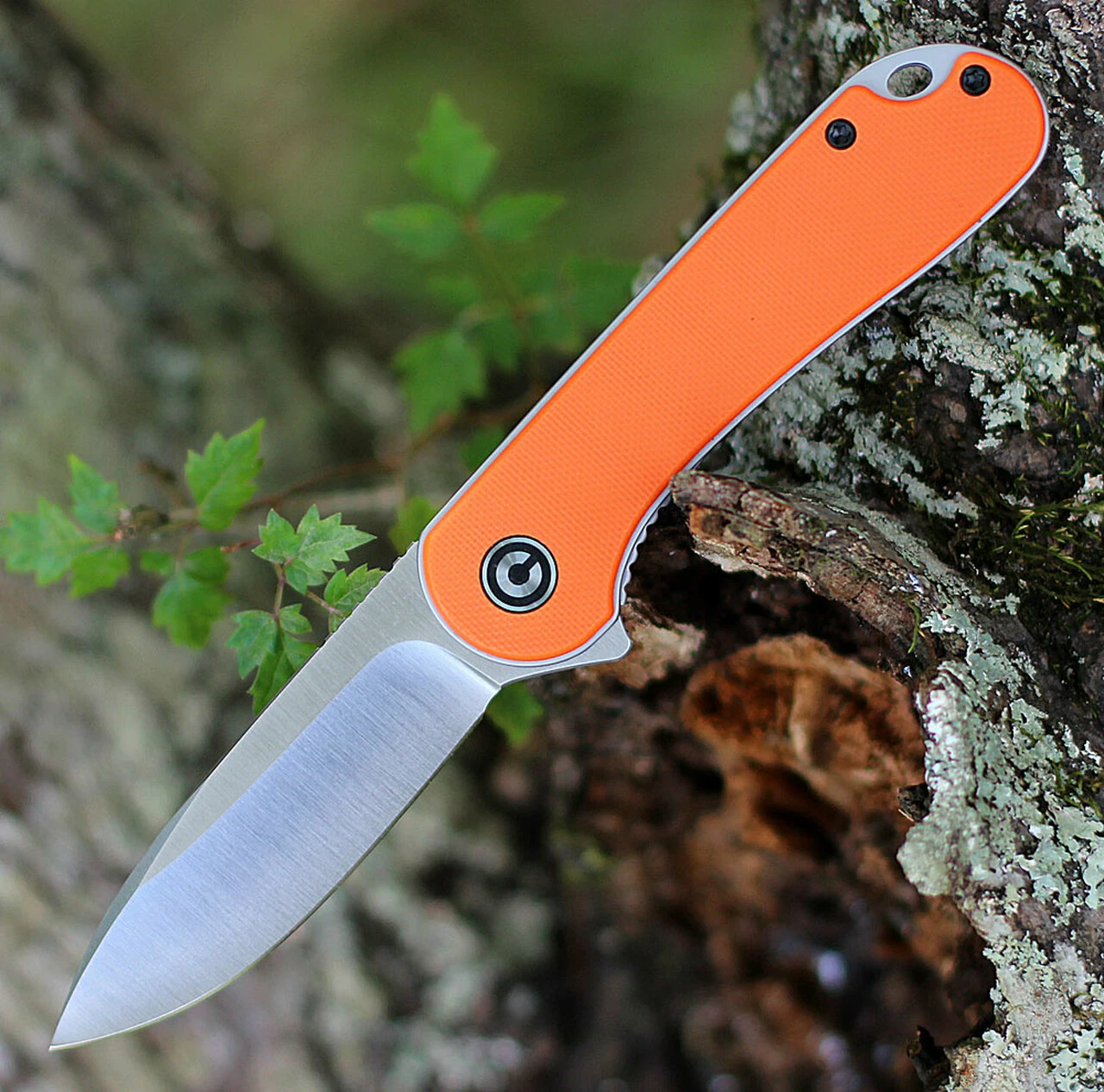 Outlet 🤩 CIVIVI Knives CIVIVI Elementum C907R, 2.96" D2 Satin Drop Point Blade, Orange G-10 Handles 🎉 1 Outlet 🤩 CIVIVI Knives CIVIVI Elementum C907R, 2.96" D2 Satin Drop Point Blade, Orange G-10 Handles 🎉