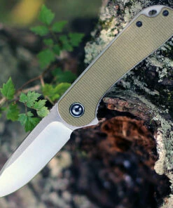 Top 10 🧨 CIVIVI Knives CIVIVI Elementum C907S, 2.96" D2 Satin Drop Point Blade, Green Micarta Handles 🧨