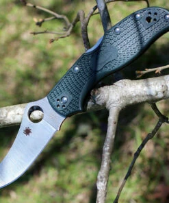 Deals 👍 Spyderco Knives Spyderco C90PGRE2 Stretch 2 Lightweight, 3.45" ZDP-189 Plain Blade, British Racing Green FRN Handle 🤩
