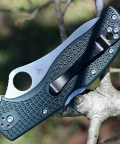 Deals 👍 Spyderco Knives Spyderco C90PGRE2 Stretch 2 Lightweight, 3.45" ZDP-189 Plain Blade, British Racing Green FRN Handle 🤩 -Automatic Knives shop 90pgre2.3 93585.1566585917