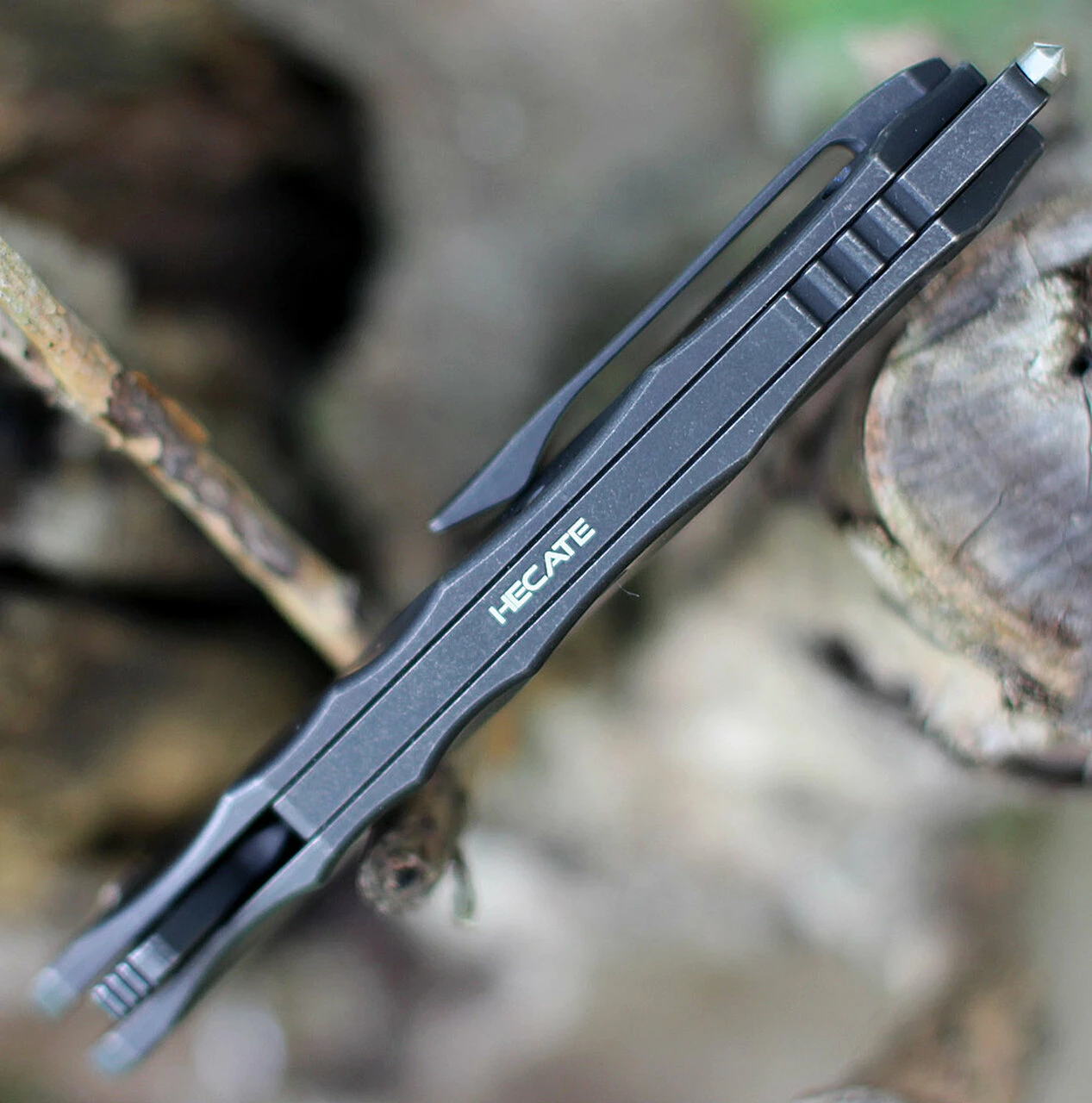 Coupon 🤩 We Knife Co. We Knife 922B Hecate, 3.81" CPM 20CV Black Stonewash Plain Blade, Black Stonewash Titanium Handle ✨ 3 Coupon 🤩 We Knife Co. We Knife 922B Hecate, 3.81" CPM 20CV Black Stonewash Plain Blade, Black Stonewash Titanium Handle ✨ - Image 3