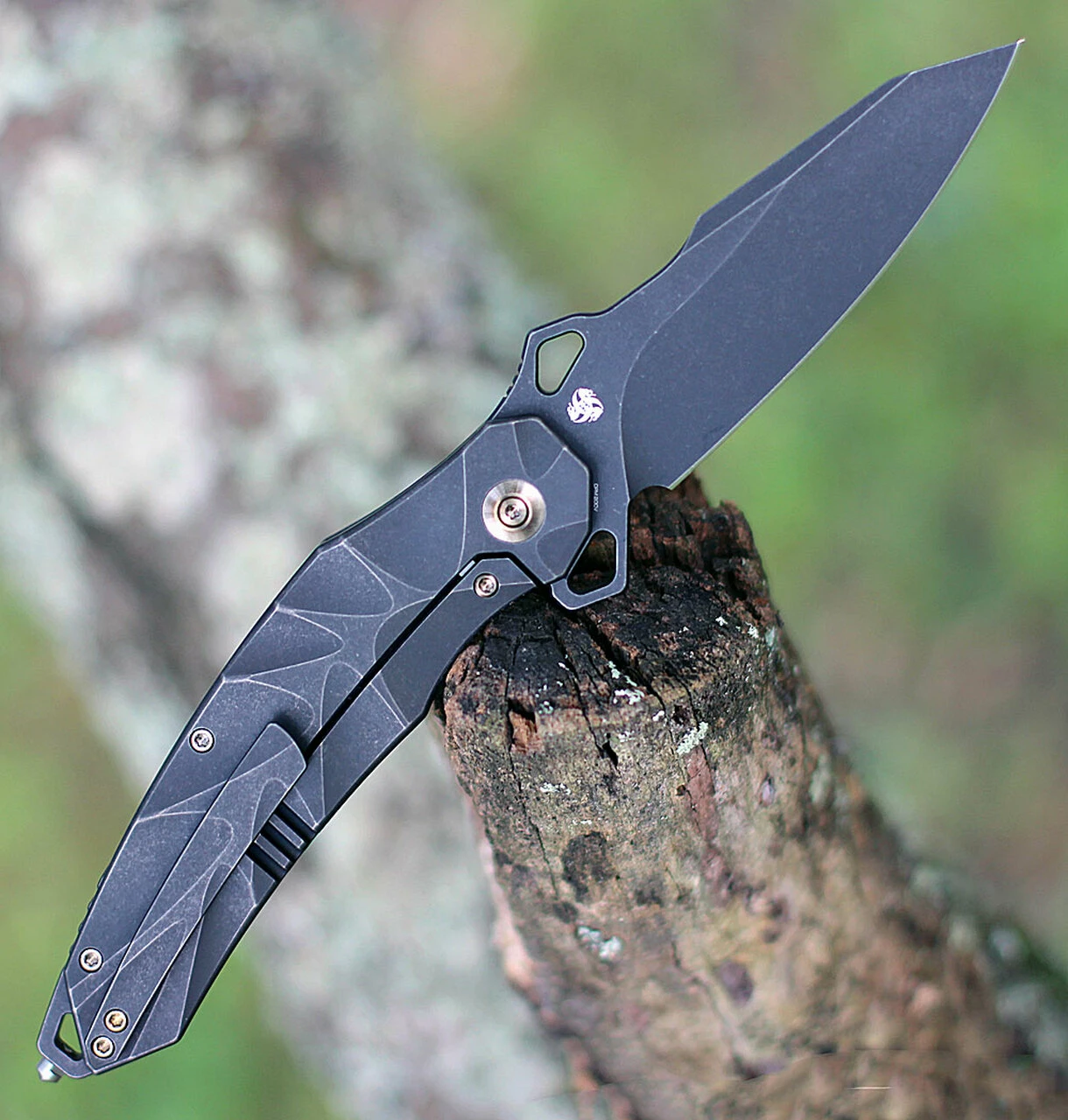 Coupon 🤩 We Knife Co. We Knife 922B Hecate, 3.81" CPM 20CV Black Stonewash Plain Blade, Black Stonewash Titanium Handle ✨ 2 Coupon 🤩 We Knife Co. We Knife 922B Hecate, 3.81" CPM 20CV Black Stonewash Plain Blade, Black Stonewash Titanium Handle ✨ - Image 2