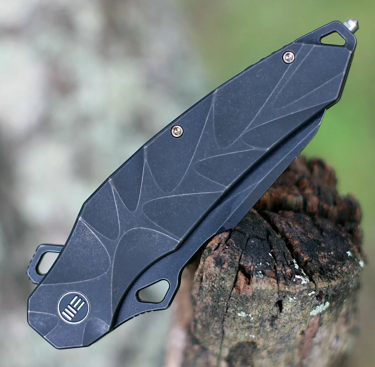 Coupon 🤩 We Knife Co. We Knife 922B Hecate, 3.81" CPM 20CV Black Stonewash Plain Blade, Black Stonewash Titanium Handle ✨ 5 Coupon 🤩 We Knife Co. We Knife 922B Hecate, 3.81" CPM 20CV Black Stonewash Plain Blade, Black Stonewash Titanium Handle ✨ - Image 5