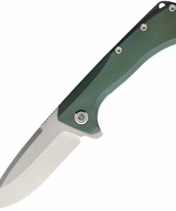 New 👍 PMP Knives Revenge II - Green Titanium (3.74" M390 Satin) PMP010 ❤️