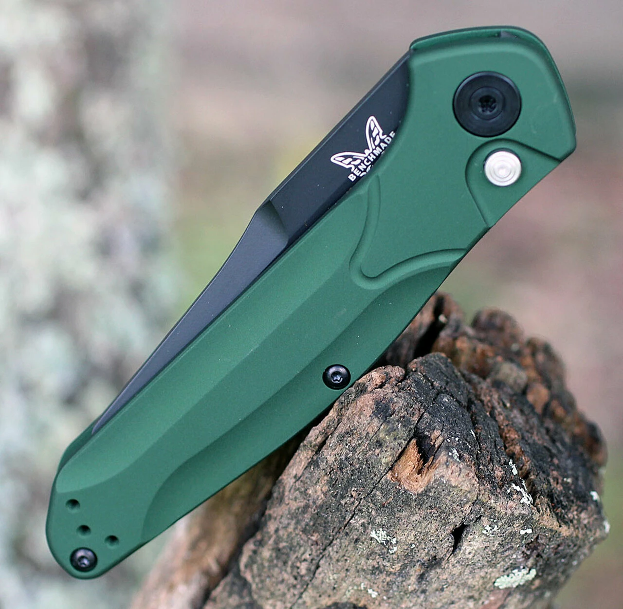 Top 10 😀 Benchmade Knives Benchmade 9400 Auto Osborne, 3.40" CPM-S30V Black Plain Blade, Green Aluminum Handle ⭐ 4 Top 10 😀 Benchmade Knives Benchmade 9400 Auto Osborne, 3.40" CPM-S30V Black Plain Blade, Green Aluminum Handle ⭐ - Image 4
