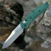 Wholesale ✔️ Benchmade Knives Benchmade 945 Mini Osborne, 2.92" CPM-S30V Satin Plain Blade, Green Aluminum Handle ⭐