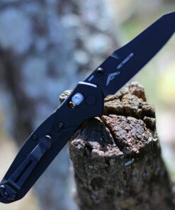 Best reviews of 🤩 Benchmade Knives Benchmade Mini Osborne 945BK-1, 2.92" CPM-S30V Black Plain Blade, Black G-10 Handle, ⭐ -Automatic Knives shop 945BK 1.3 02641.1610118707