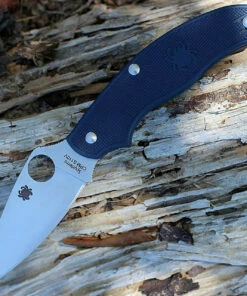 Best deal ✔️ Spyderco Knives Spyderco C94PDBL UK PenKnife, 2.95" CPM S110V Plain Blade, Dark Blue FRN Handle ✨
