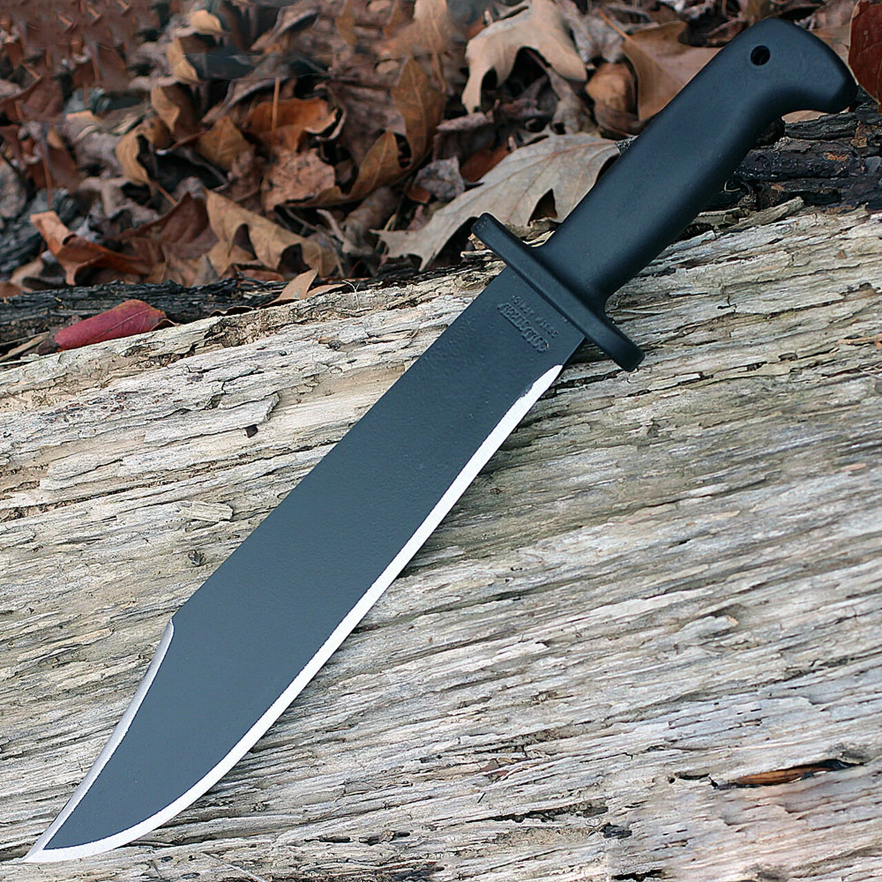 Discount ✔️ Cold Steel 97SMBWZ Black Bear Bowie Machete, 12" 1055 Plain Blade, Black Polypropylene Handle 👏 1 Discount ✔️ Cold Steel 97SMBWZ Black Bear Bowie Machete, 12" 1055 Plain Blade, Black Polypropylene Handle 👏