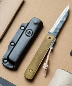 Best deal ✔️ Andersson & Copra Urban Husky - Brass (2.8" Damasteel Dam) ACDAMB 👍 -Automatic Knives shop ACDAMB.2 82453.1644011507