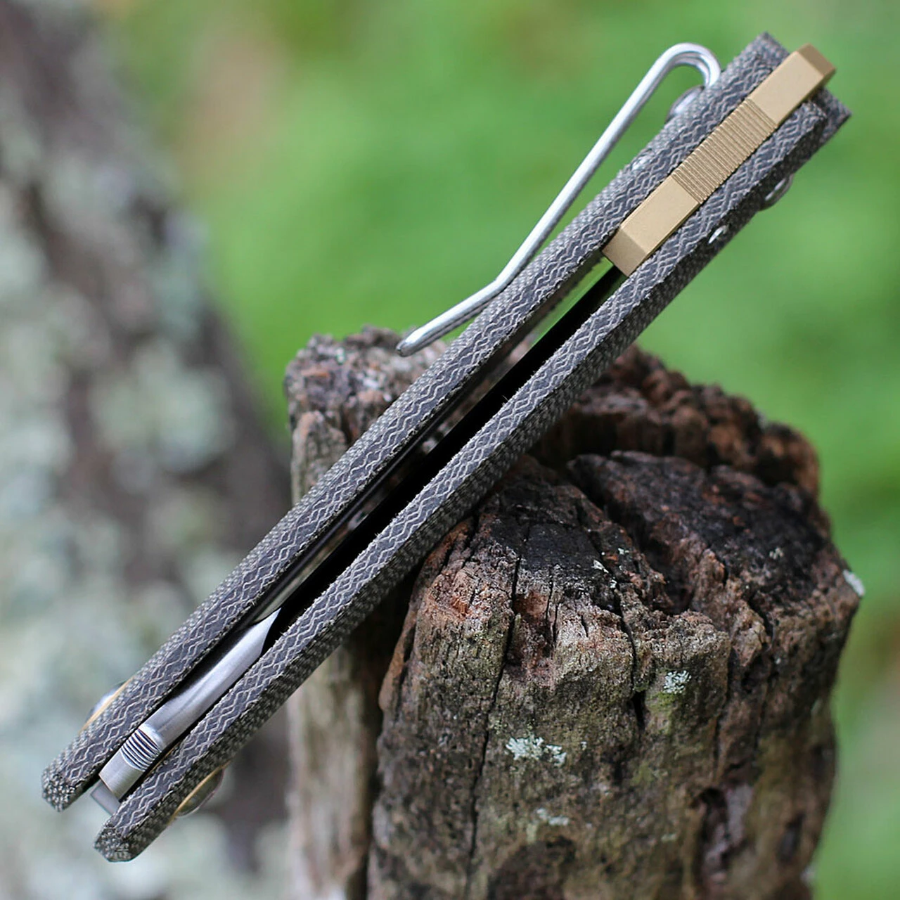 Coupon 🔔 GiantMouse Ace Sonoma V2 - Green Micarta (3.4" Elmax Stonewash) ✨ 3 Coupon 🔔 GiantMouse Ace Sonoma V2 - Green Micarta (3.4" Elmax Stonewash) ✨ - Image 3