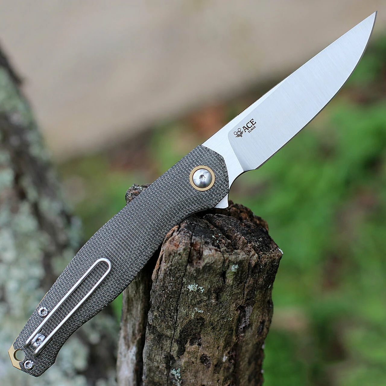 Coupon 🔔 GiantMouse Ace Sonoma V2 - Green Micarta (3.4" Elmax Stonewash) ✨ 2 Coupon 🔔 GiantMouse Ace Sonoma V2 - Green Micarta (3.4" Elmax Stonewash) ✨ - Image 2