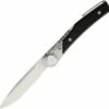 Cheap 😍 Actilam T3BC Black Corian Folder with Clip, 3.25 in. X50CrMoV15N Plain Blade 😀