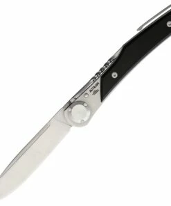Cheap 😍 Actilam T3BC Black Corian Folder with Clip, 3.25 in. X50CrMoV15N Plain Blade 😀