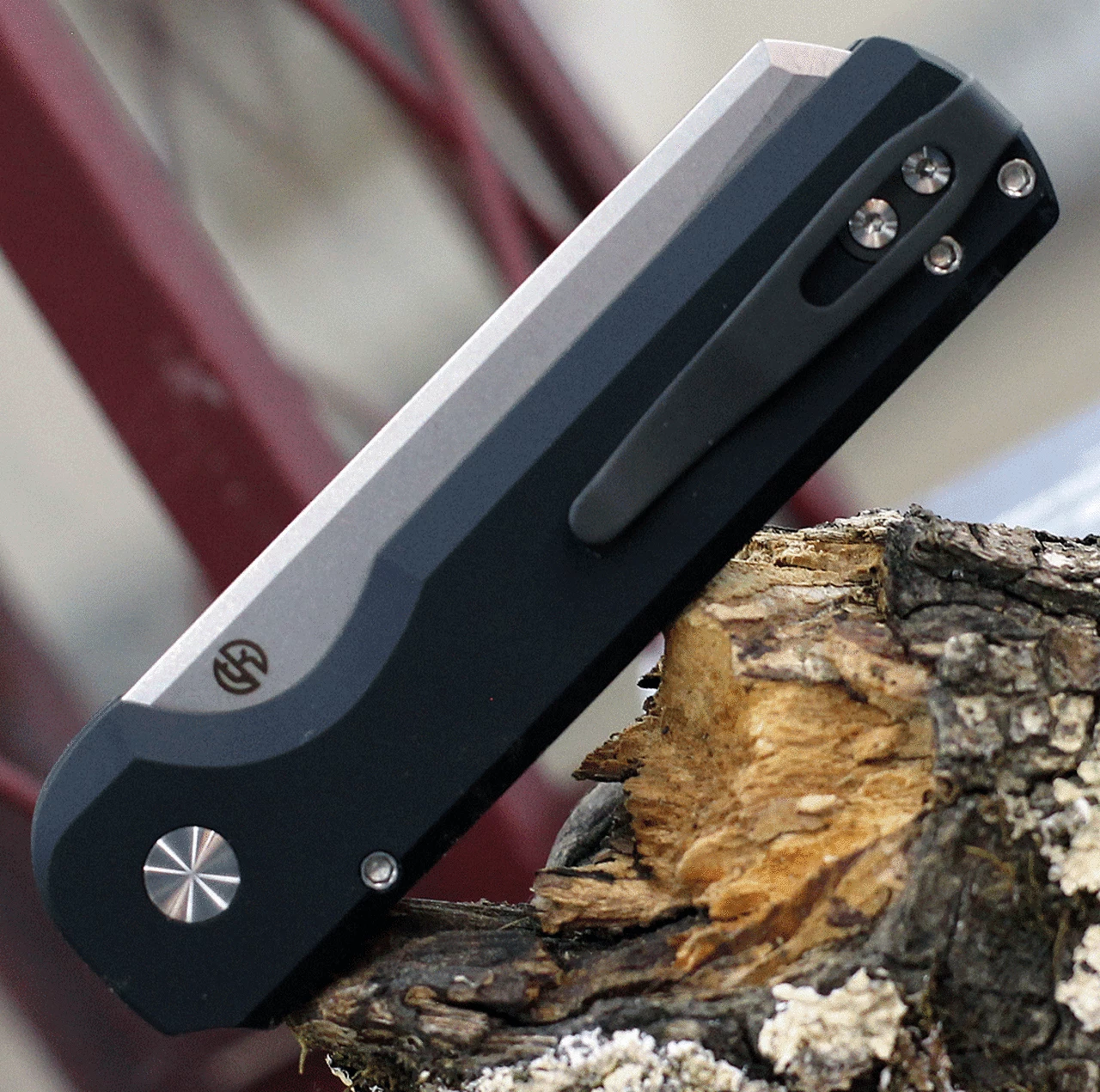 Promo ✨ Arcform Slimfoot Automatic - Blk Alum (3.1" 154CM SW Sheepsfoot) ARC-059 ⌛ 3 Promo ✨ Arcform Slimfoot Automatic - Blk Alum (3.1" 154CM SW Sheepsfoot) ARC-059 ⌛ - Image 3